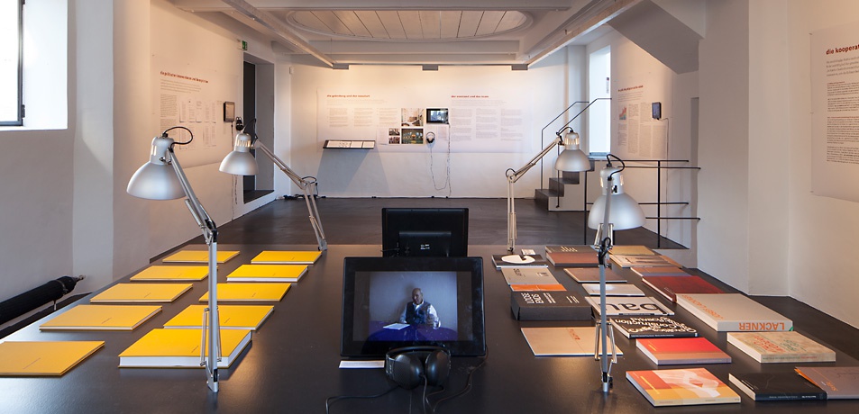 Blick in die Ausstellung im aut, Bildnachweis: B&R