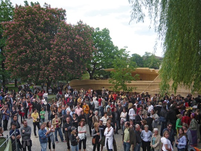 Eröffnung der Plattform "ich will an den Inn..." bei den Architekturtagen 2008
Bildnachweis: © aut