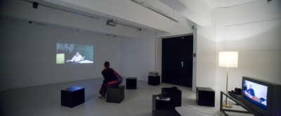 Blick in die Ausstellung "Vilanova Artigas • Lina Bo Bardi • Paulo Mendes da Rocha"