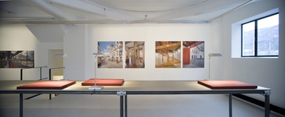 Blick in die Ausstellung "Vilanova Artigas • Lina Bo Bardi • Paulo Mendes da Rocha"