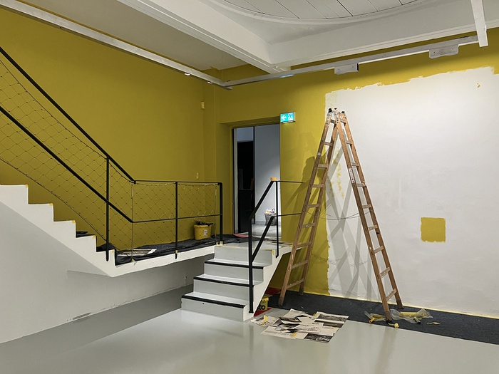 Ausstellungsaufbau