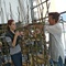 1:1 Modell im aut – Als Teil der Ausstellung realisierten SchülerInnen des BORG Innsbruck unter der Leitung von Monika Abendstein und Michael Engele im aut eine Lehmwand.