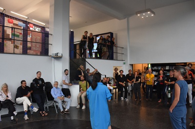 Eröffnung der Ausstellung.