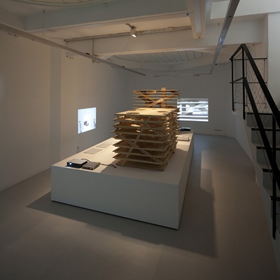 Blick in die Ausstellung "Christian Kerez: Traum & Wirklichkeit"