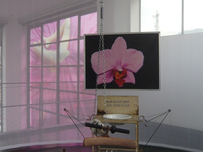 Blick in die Ausstellung im aut Blick in die Ausstellung im aut