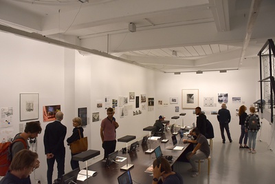 Eröffnungstag "Die Körper und der Raum" im aut – © aut