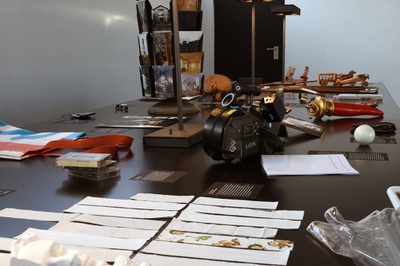 Blick in die Ausstellung "einfach alltäglich" im aut.