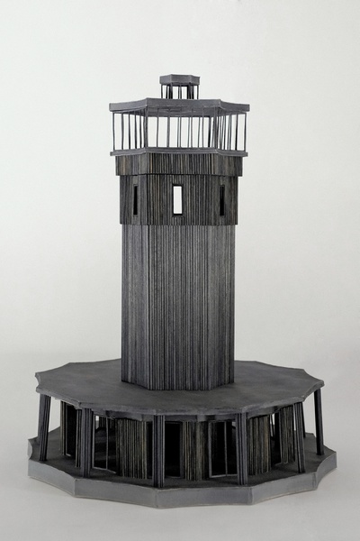 Francesca Torzo, Bamboo Library Pavillion, Yangshuo (China), Modell