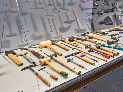 Blick in die Ausstellung "Franco Clivio: No Name Design" im aut