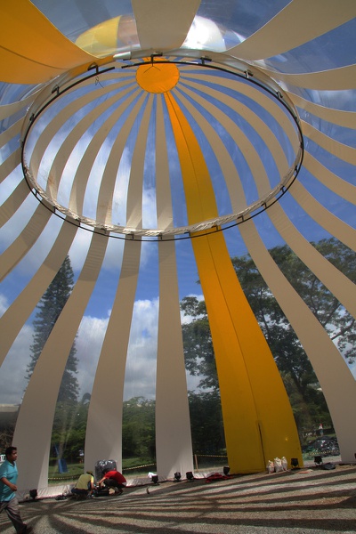 Theatersaal „Une architecture en mouvement“ in São Paulo, dessen Transformation Teil der Inszenierung war, 2010