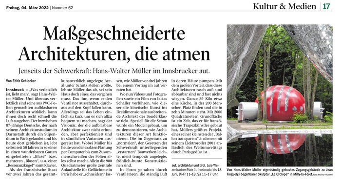 Tiroler Tageszeitung, 4. März 2022