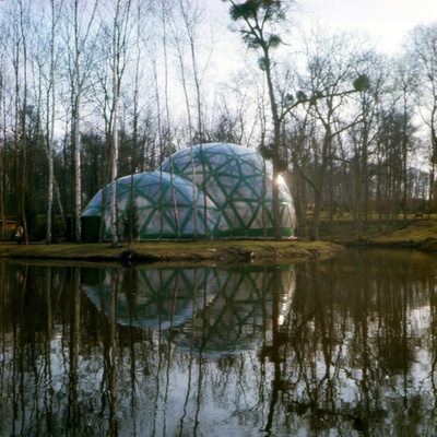 „La Volière“ im Tierpark Saint-Vrain, 1975
