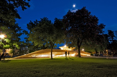 Plattform "... ich will an den Inn", gebaut von columbosnext im Auftrag von aut, 2008