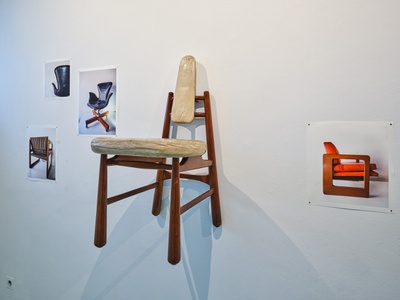 Blick in die Ausstellung "Aufbruch in die Architekturmoderne El Salvadors"