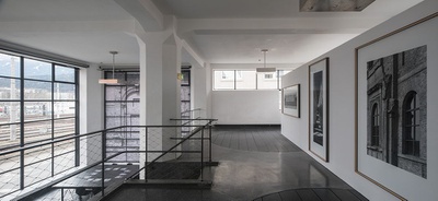 Blick in die Ausstellung "Klaus Kinold: Hans Döllgast und Rudolf Schwarz" im aut