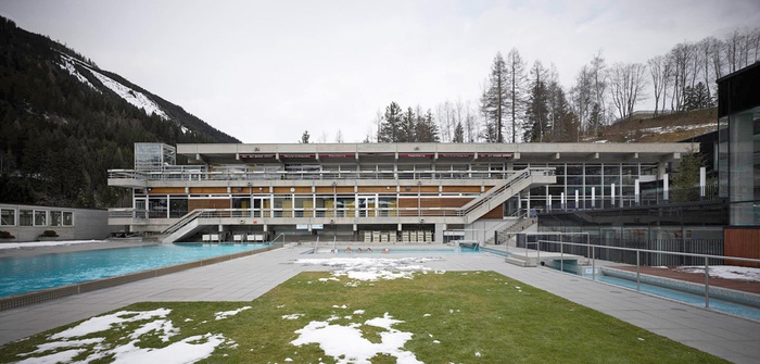 Gerhard Garstenauer, Felsenbad, Bad Gastein, 1967–68, © Nikolaus Schletterer