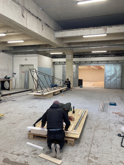 Krater Fajan, Viel TamTam um Nichts, Vorbereitungsarbeiten