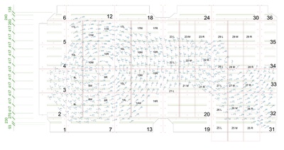Krater Fajan, Viel TamTam um Nichts, Ansicht Decke