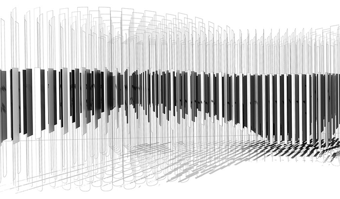 Installation "Viel TamTam um Nichts", Studie