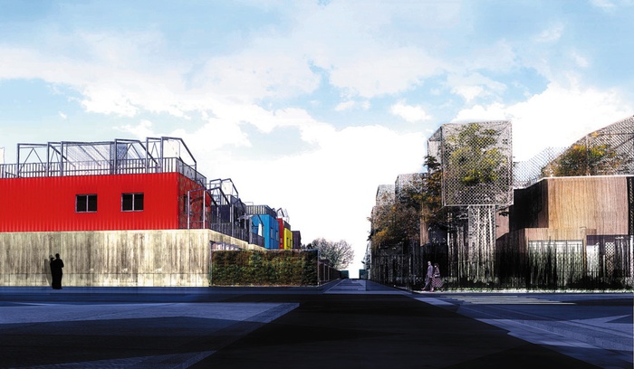 Visualisierung der Bauten von Matthieu Poitevin und Duncan Lewis