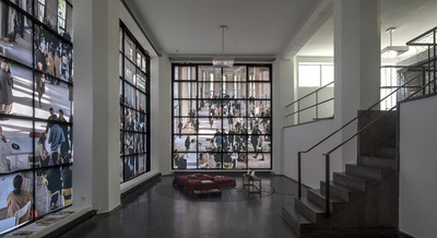 Blick in die Ausstellung "lacaton & vassal - inhabiting: pleasure and luxury for everyone"
