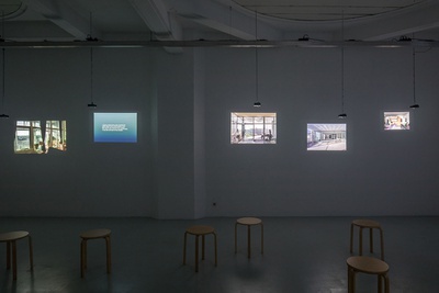 Blick in die Ausstellung "lacaton & vassal - inhabiting: pleasure and luxury for everyone" im aut – © Günter Richard Wett