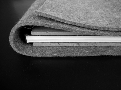 Buchcover „Peter Eisenman, Holocaust Memorial Berlin“, Vorzugsausgbe, Umschlag aus Zement