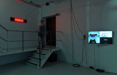 Blick in die Ausstellung "legislating architecture | architecting after politics" im aut - © Günter R. Wett