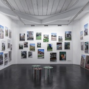 Blick in die Ausstellung "Italomodern 2" im aut