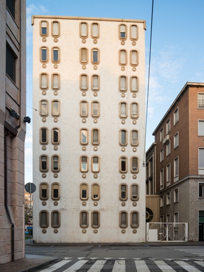 Enrico Villani, Handelskammer, Vercelli, 1966 – 72, Bildnachweis: © Werner Feiersinger