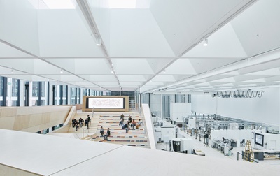 Swarovski Manufaktur, Wattens, 2015 – 2018 (Architektur: Snøhetta Studio Innsbruck)