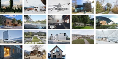 Die 18, zur „Auszeichnung des Landes Tirol für Neues Bauen 2020“ nominierten 
Projekte