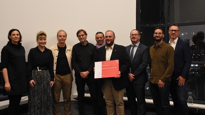 Auszeichnung des Landes Tirol für Neues Bauen 2024 für die Revitalisierung Rimml-Areal in Oberhofen durch U1architektur und Harald Kröpfl