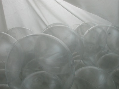 Aufbau der Installation "Blow Job"