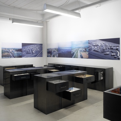 Blick in die Ausstellung im aut