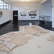 Blick in die Ausstellung "Rainer Pirker: architeXtures" im aut