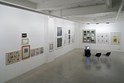 Blick in die Ausstellung "Reinhart Morscher: UND"