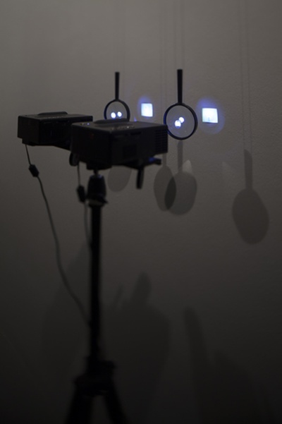 Blick in die Ausstellung "Rens Veltman: Infra und Ultra oder Colonise the Dark"