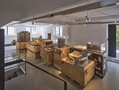 Blick in die Ausstellung "Open Box"