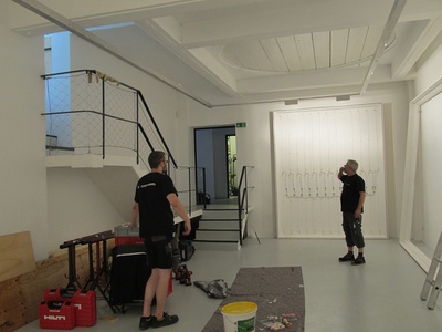 Ausstellungsaufbau - der Endspurt beginnt