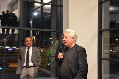 Eröffnung der beiden, im Adambräu gezeigten Ausstellungen "Über Lois Welzenbacher" mit Rainer Köberl