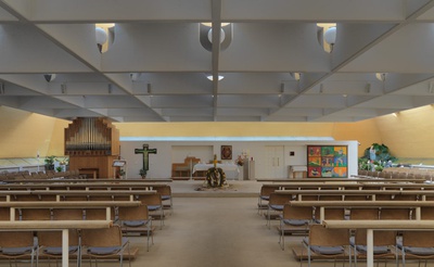 Josef Lackner, Kirche St. Norbert, Innsbruck, 1969–71