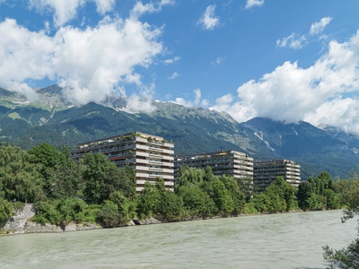 Franz Kotek, Wohnanlage Mariahilfpark, Innsbruck, 1969 – 73