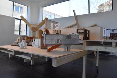 Ausstellung "ZENZI – Zentrum für zirkuläres und nach­haltiges Bauen" im aut