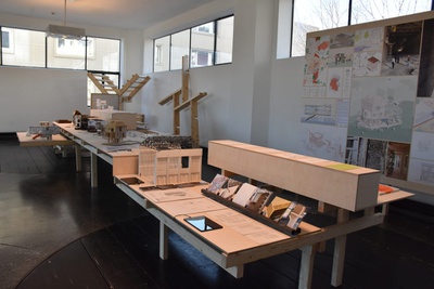 Ausstellung "ZENZI – Zentrum für zirkuläres und nach­haltiges Bauen" im aut