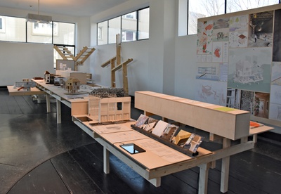 Ausstellung "ZENZI – Zentrum für zirkuläres und nach­haltiges Bauen" im aut