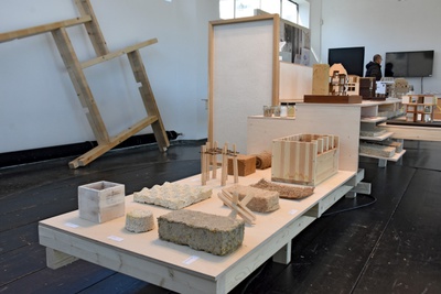 Ausstellung "ZENZI – Zentrum für zirkuläres und nach­haltiges Bauen" im aut