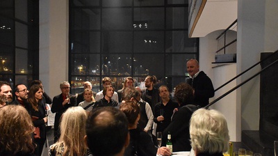 Abendessen mit Partnern und Sponsoren im aut am 24. Feber 2018