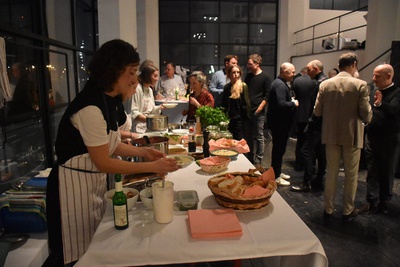 Abendessen mit Partnern, Sponsoren und Förderern im aut am 5. Feber 2023