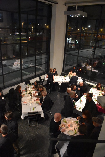 Abendessen mit Partnern, Sponsoren und Förderern im aut am 5. Feber 2023